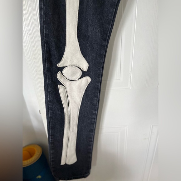 MNML D184 SKELETON STRAIGHT DENIM - Picture 11 of 13